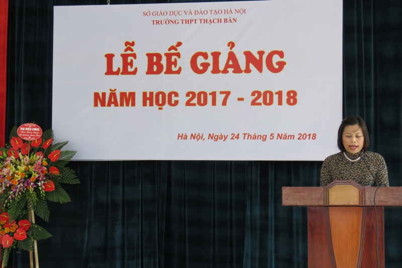 Lễ bế giảng năm học 2017-2018 - c3thachban.edu.vn