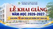 LỄ KHAI GIẢNG NĂM HỌC MỚI 2026-2027